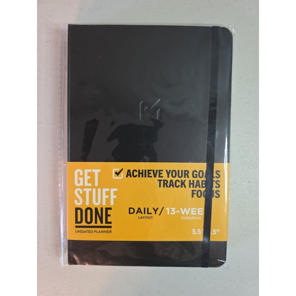 Get Stuff Done Planner for Productivity One Year 13 Week Planner 5.5" x 8.5" New